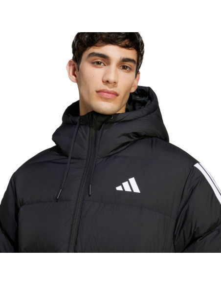 Kurtka adidas essentials climawarm 3 stripes puffer down hooded m