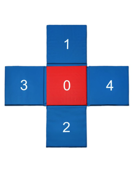 Mata cross 150x150x2 cm składana smj sport