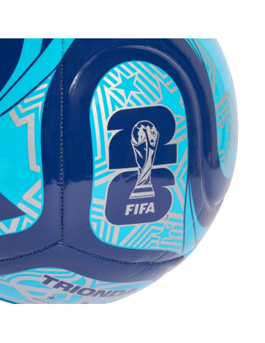 Piłka nożna adidas world cup 26 trionda club niebieska jd8027