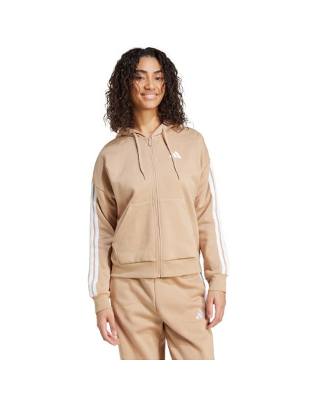 Bluza adidas essentials 3-stripes full-zip fleece hoodie w