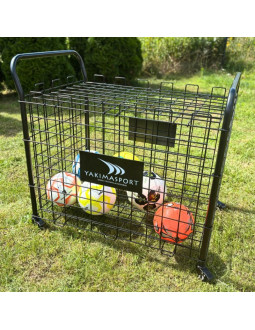 Wózek na piłki/sprzęt zamykany na kołach 2