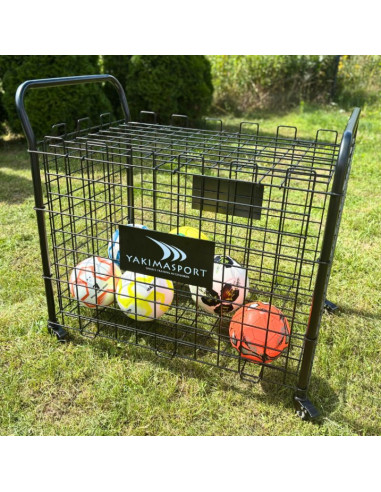 Wózek na piłki/sprzęt zamykany na kołach