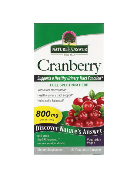 Nature's Answer Cranberry - Żurawina (90 Kaps.)