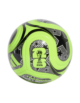 Piłka nożna adidas world cup 26 trionda club czarno-różowo-zielona jd8053 2