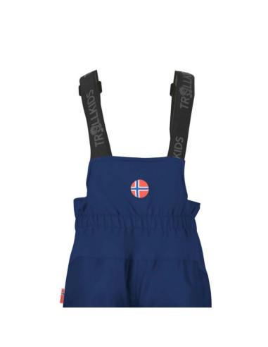 Spodnie narciarskie trollkids kids nordkapp pants jr 902