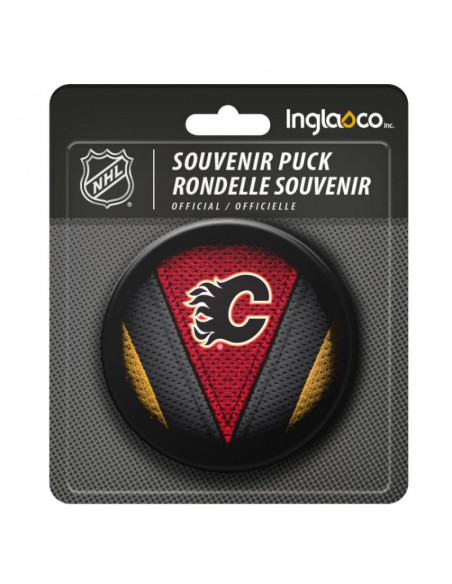 Pamiątka krążek hokejowy inglasco nhl stitch