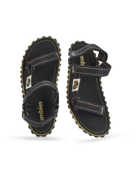 Sandały gumbies tracker sandals unisex black m gu