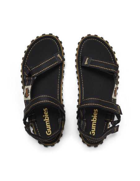 Sandały gumbies tracker sandals unisex black m gu