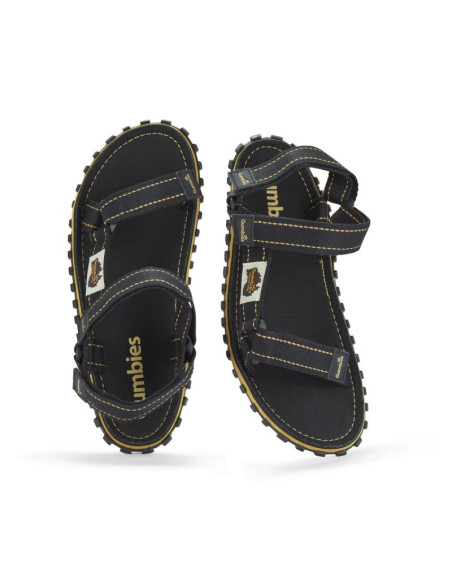 Sandały gumbies tracker sandals unisex black m gu