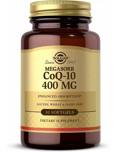 Solgar Megasorb Coq-10 400 Mg - Koenzym Q10 400 Mg (30 Kaps.)
