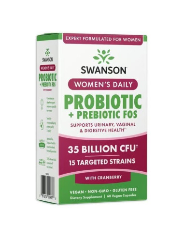 Swanson Women's Daily Probiotic + Prebiotic (60 Kaps.)