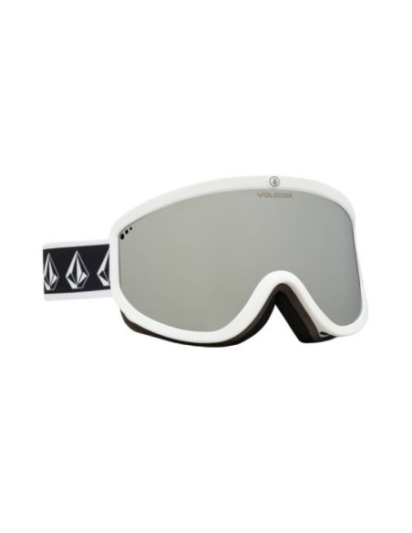 Gogle narciarskie damskie/męskie volcom footprints snowboardowe sportowe srebrne (vg0622116)