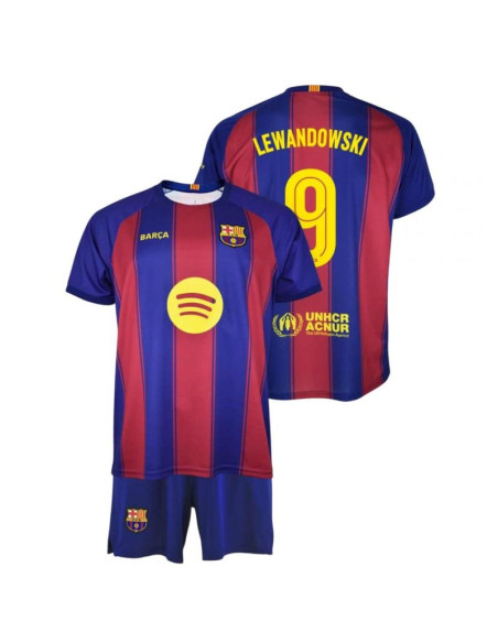 Komplet box fc barcelona lewandowski 2025/26 jr