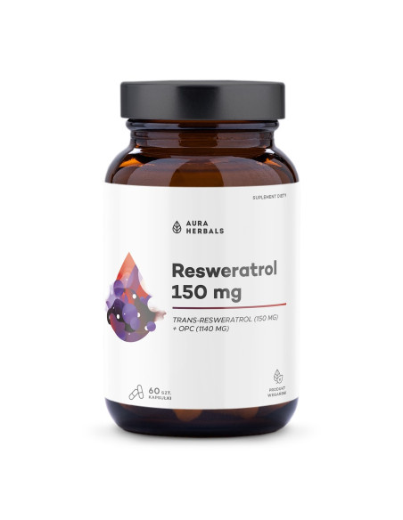 Aura Herbals Resweratrol 150 Mg (60 Kaps.)