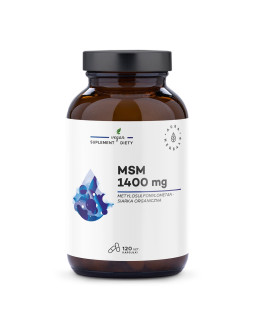 Aura Herbals Msm 1400 Mg, Siarka Organiczna (120 Kaps.)