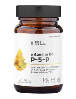 Aura Herbals Witamina B6 P-5-P 6 Mg (60 Kaps.)