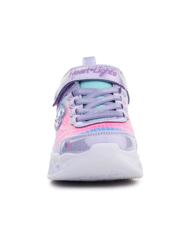 Buty skechers s lights flutter heart lights jr 302315