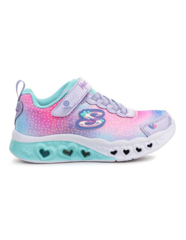 Buty skechers s lights flutter heart lights jr 302315