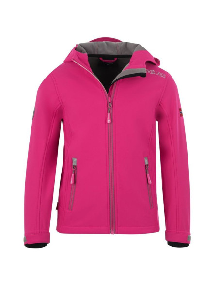 Kurtka softshell trollkids girls trollfjord jacket jr 175