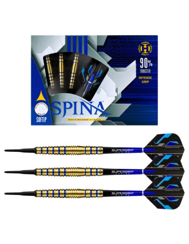 Rzutki harrows spina gold 90% softip