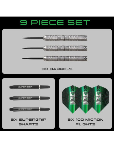 Rzutki harrows spina gold 90% softip