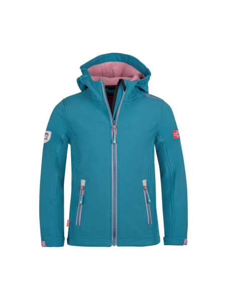 Kurtka softshell trollkids girls trollfjord jacket jr 175