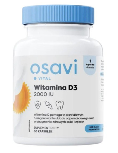 Osavi Witamina D3 2000 Iu (60 Kaps.)