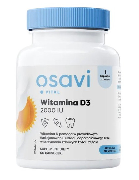 Osavi Witamina D3 2000 Iu (60 Kaps.)