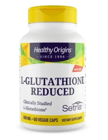 Healthy Origins L-Glutathione Reduced - L-Glutation Zredukowany (60 Kaps.)