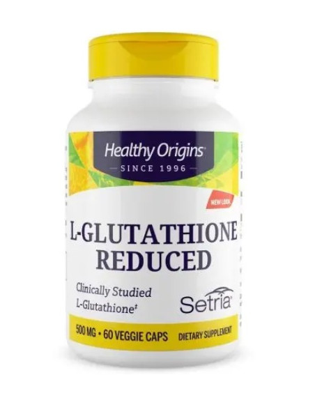 Healthy Origins L-Glutathione Reduced - L-Glutation Zredukowany (60 Kaps.)