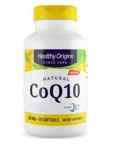 Healthy Origins Natural Coq10 - Koenzym Q10 100 Mg (60 Kaps.)