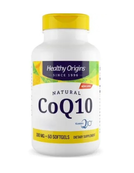 Healthy Origins Natural Coq10 - Koenzym Q10 100 Mg (60 Kaps.)