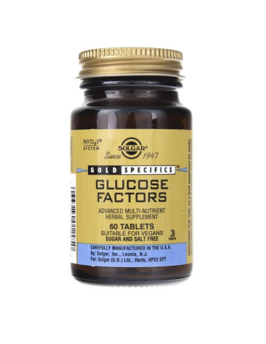 Solgar Glucose Factors - Modulator Glukozy (60 Tabl.)