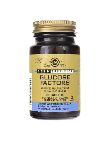 Solgar Glucose Factors - Modulator Glukozy (60 Tabl.)