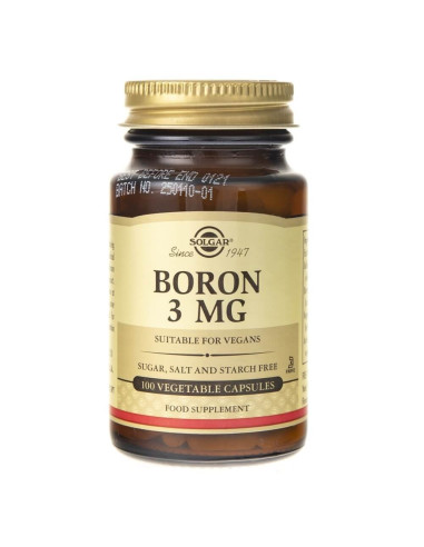 Solgar Boron - Bor 3 Mg (100 Kaps.)