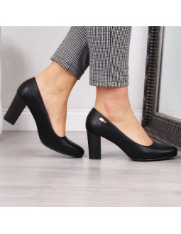 Czółenka na słupku sergio leone w sk193 2