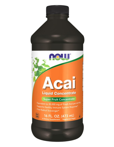 Now Foods Acai Liquid Concentrate - Acai Płynny Koncentrat (473 Ml)