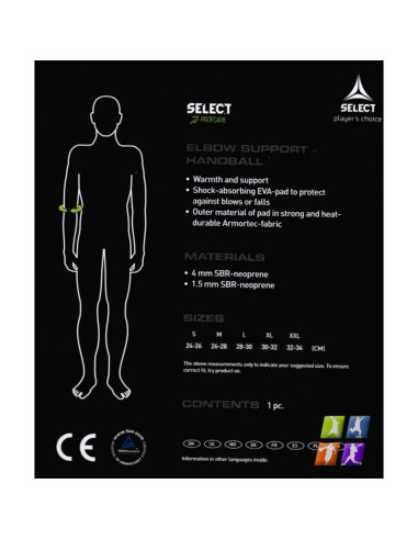 Ochraniacz na łokieć z usztywnieniem select