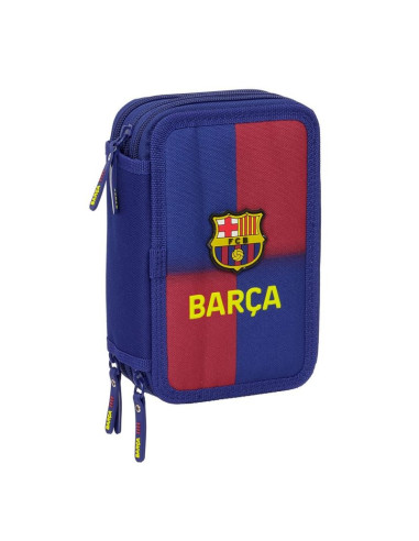 Piórnik z wyposażeniem fc barcelona triple filled pencil case 36 pcs