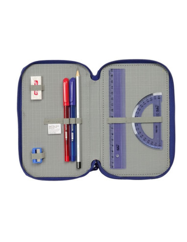 Piórnik z wyposażeniem fc barcelona triple filled pencil case 36 pcs