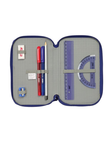 Piórnik z wyposażeniem fc barcelona triple filled pencil case 36 pcs