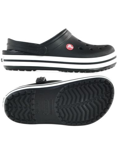 Sandały, klapki crocs crocband czarne 11016