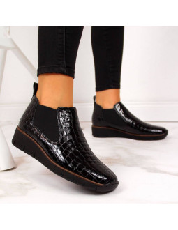 Botki skórzane skóra węża rieker w 2