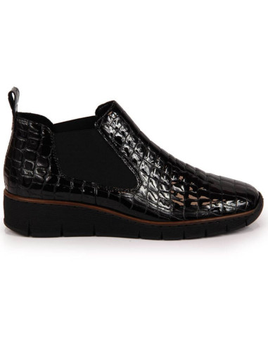 Botki skórzane skóra węża rieker w