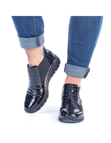 Botki skórzane skóra węża rieker w