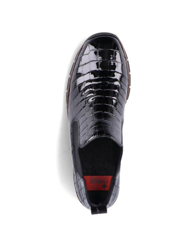 Botki skórzane skóra węża rieker w