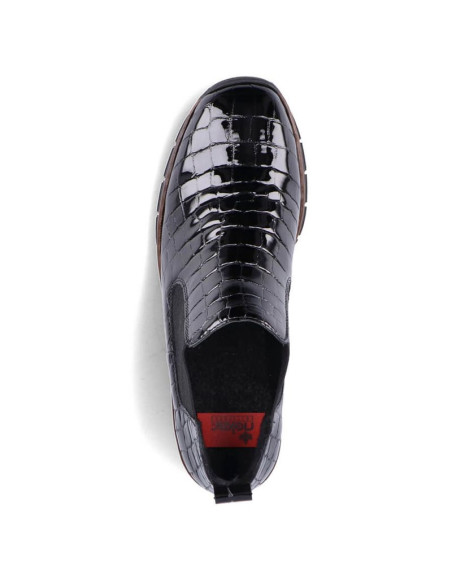 Botki skórzane skóra węża rieker w