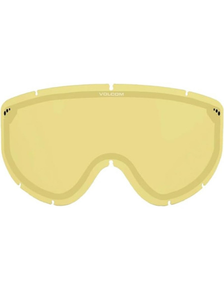 Gogle snowboardowe damskie/męskie volcom yae sportowe narciarskie ochrona uv czerwone (vg0722300)