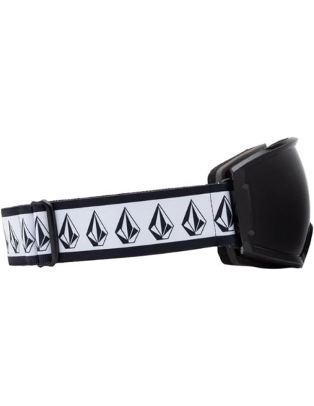 Gogle snowboardowe damskie/męskie volcom migrations narciarskie zimowe sportowe czarne (vg0022302)