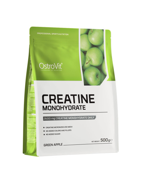 Ostrovit Monohydrat Kreatyny - Smak Zielonego Jabłka (500 G)
